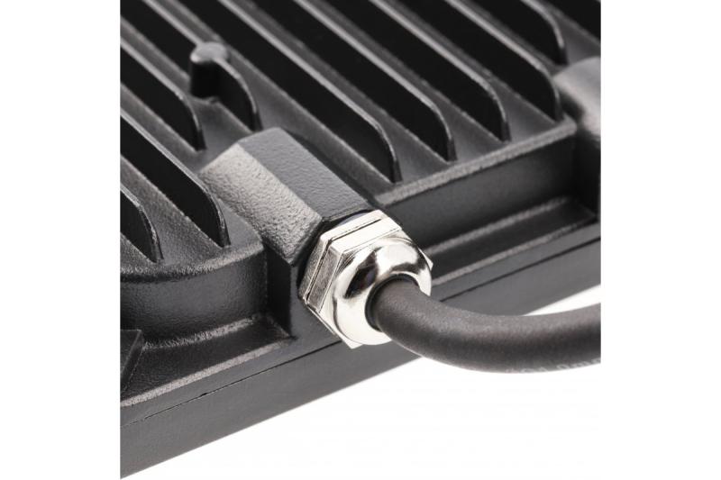 LED floodlight iNEXT (portable) 30W 2400lm, PF>0,9, RA>80, IP65, 120°, 6400K, black body 1208962861