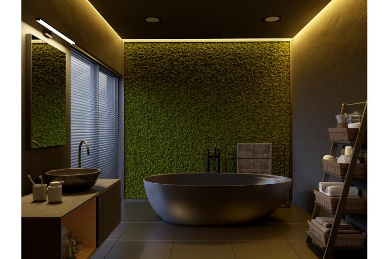 Decor Led luminaire Catania 400mm 8W AC220-240V 50/60Hz 4000K IP44 RA >80 640lm Black 1208962884