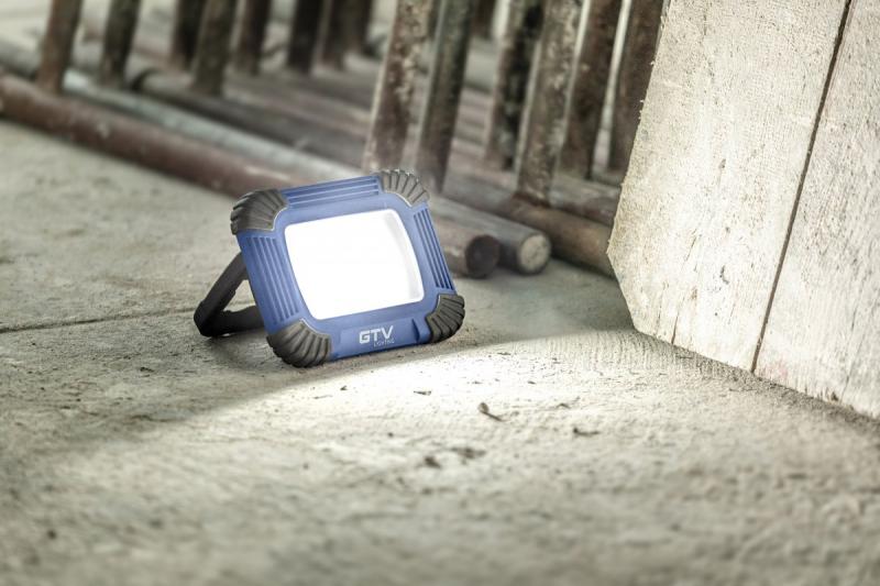 LED floodlight ONYX 20W, 1600lm, USB 5V / 1A, RA> 80, IP54,120 °, 6400K, blue 1208963090