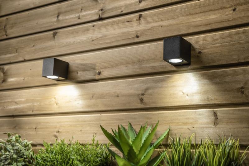 Decor Facade liminaire unidirectional TIAGO KW GU10 MAX.35W IP54 AC220-240V 50/60Hz black 1208963206