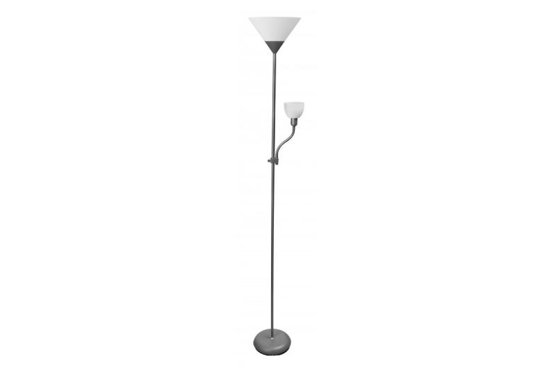 Decor Floor lamp BENFICA 2 max 60W -E27 max 40W - E14 AC220-240V 50/60Hz gray 1208963347