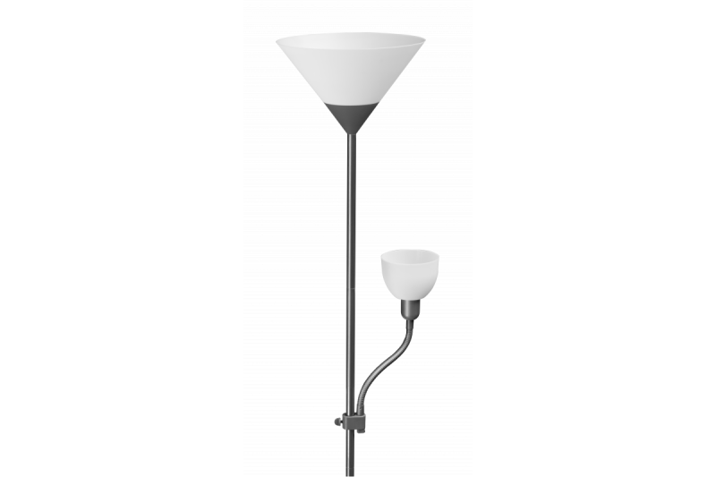 Decor Floor lamp BENFICA 2 max 60W -E27 max 40W - E14 AC220-240V 50/60Hz gray 1208963347