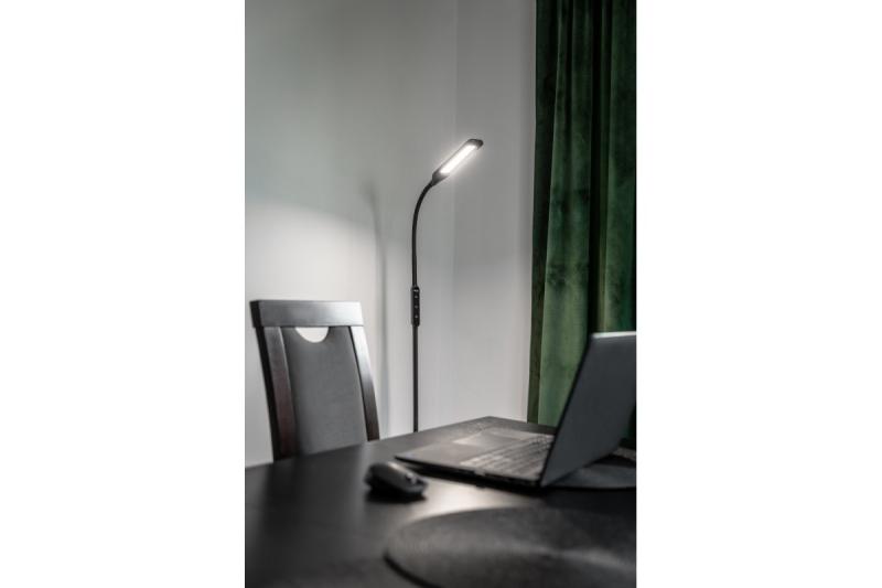 Decor Floor lamp Vasalia 8W 450lm AC220-240V 4-CCT 5 Step Dimming timer45' PF>0 5 RA>80 Black 1208963348