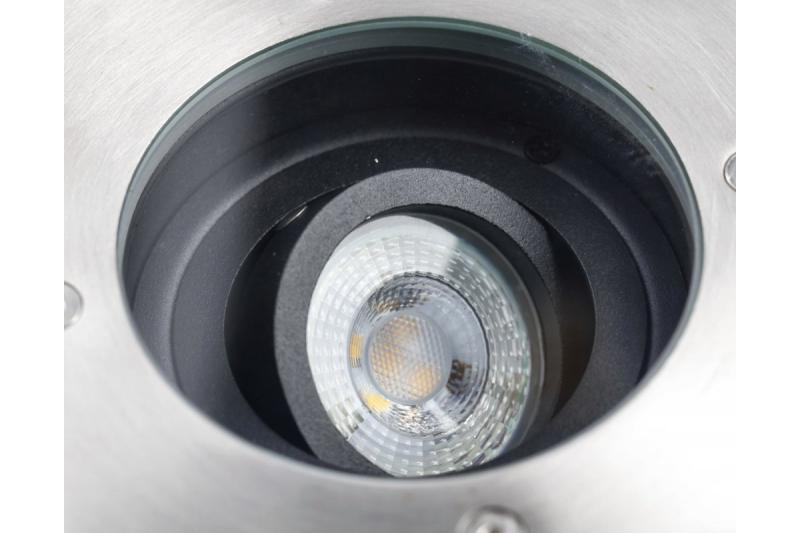 Decor Overrun luminaire BETA-K with angle adjustment max.50 W GU10 IP67 AC220-240V 50/60Hz inox 1208963697