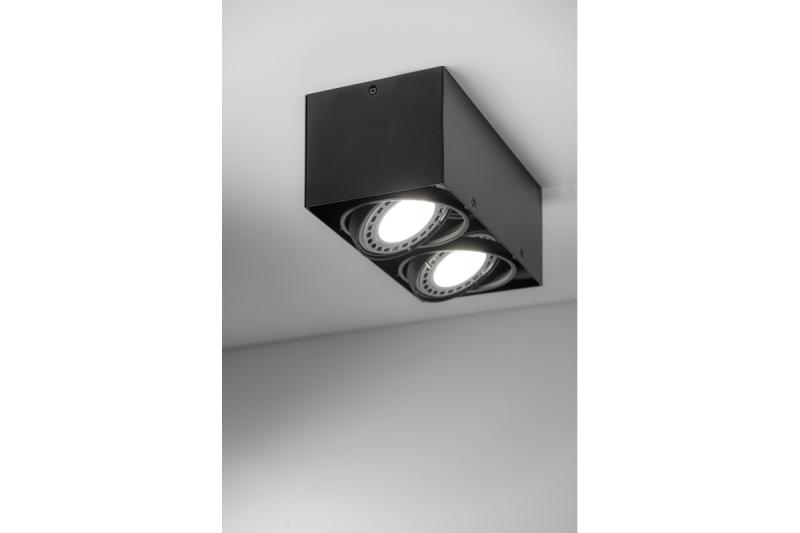 Decor Fixture PIREO N surface mounted DOUBLE IP20 black/black 1208963773