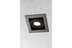 Decor PIREO ceiling luminaire flush-mounted SINGLE black/black 1208963774