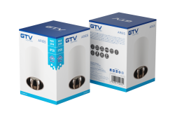 Decor Ceiling luminaire ARIES PC 73x105mm IP20 max 20W round white/black chrome 1208963820