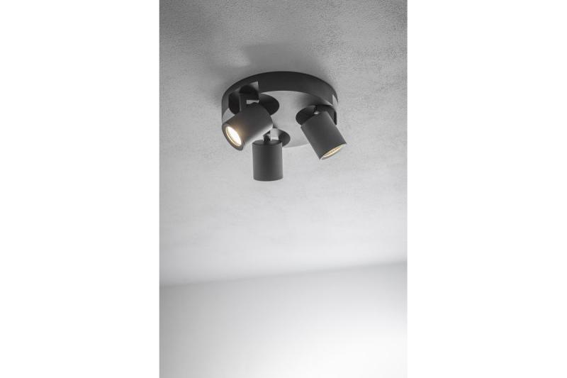 Decor Ceiling light fixture BLINK AC220-240V 50/60 Hz GU10 max. 20W*3 IP 20 triple black 1208963844