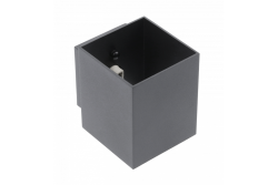 Decor Wall fixture  CAMPIONE aluminium G9 IP20 max. 40W IP20 square black 1208963849