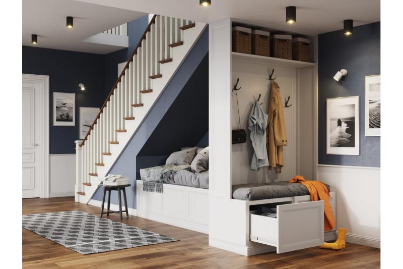 Decor Ceiling fixture FARGO MINI aluminium 56x150mm IP20 max 20W round white 1208963879