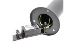 Decor KERTA-P 50 garden light E27 MAX.12W IP44 AC220-240V 50-60Hz bollard  graphite 1208963907