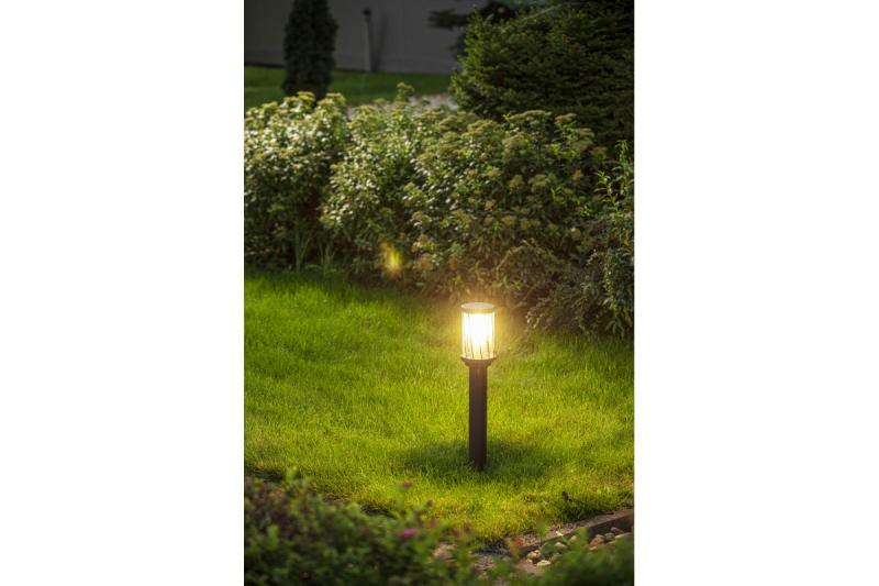 Decor KERTA-P 50 garden light E27 MAX.12W IP44 AC220-240V 50-60Hz bollard  graphite 1208963907