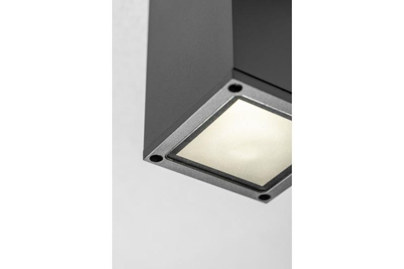 Decor Ceiling luminaire LENTO alum 100x130 IP54 max 35W square graphite 1208963923