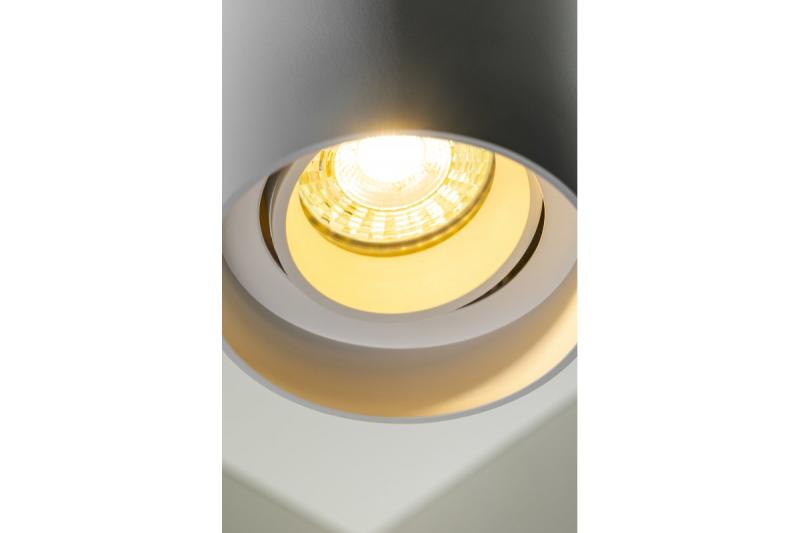 Decor Ceiling light fixture RESTO PC φ80x125mm IP20 max 20W round white 1208963986
