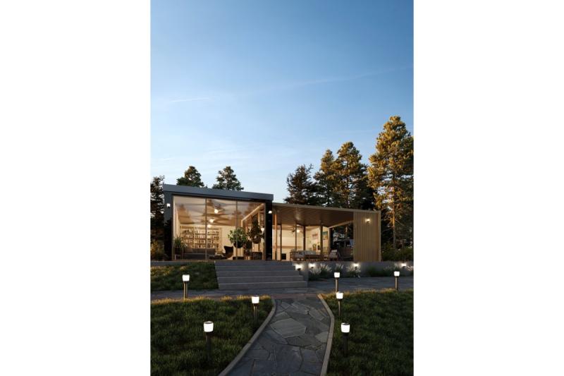 Decor Garden luminaire TORA-AU E27 MAX.15W IP54 AC220-240V 50-60Hz top wall lamp black 1208964023