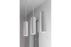 Decor Suspended luminaire TRESOS II 3xGU10 aluminum IP20 max. 3x20W white 1208964031