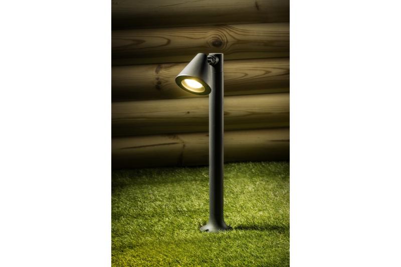 Decor Garden fixture LUSTINO-P 50 GU10 MAX.20W IP44 AC220-240V 50-60Hz mounting post graphite 1208964033