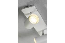 Decor Ceiling luminaire VENETO IP20 max. 20W 2 x GU10 round white 1208964037