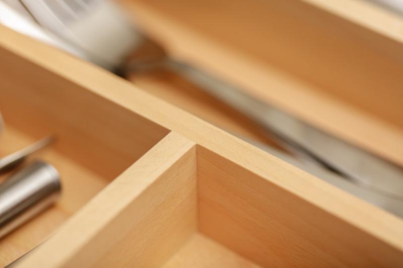 Decor Cutle Cutlery Trays Adjustable Insert for 400-600mm Cabinets Color Beech 1208966289