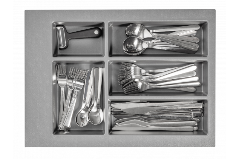 Decor Cutle Cutlery Trays Insert for Kitchen Drawer 400 Anthracite 1208966374