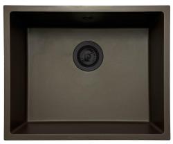 GraniteMy Universal granite café sink 50x40 cm top-mounted, undermount and flush-mount with black plug 1208967228