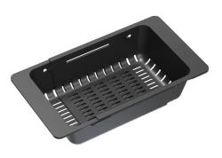 Quadri black adjustable drip tray 320/460 x 185mm for sinks 1208967541