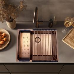 Pure.Sink Prestige roll mat sink Copper PPGRM40-62