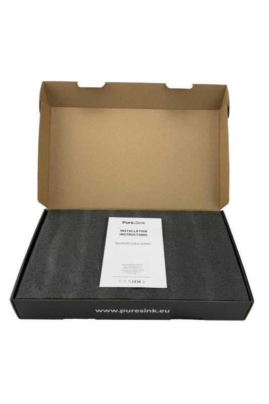 Pure.Sink Elite Steel Spark-S kitchen faucet PVD brushed gold with pull-out spout PS8041-60