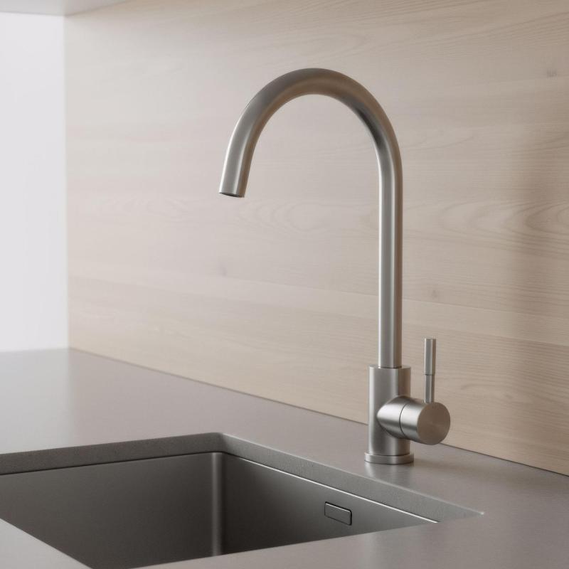 Pure.Sink Elite Steel Stream kitchen faucet stainless steel PS8044-02
