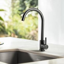 Pure.Sink Elite Steel Stream kitchen faucet PVD Gun metal PS8044-61