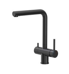Quadri Ellesmere Kitchen Mixer Tap Black 3-way with an extra connection for filtered water 1208967780
