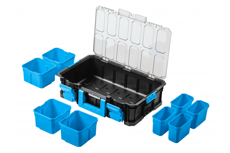 Hoegert Organiser with polycarbonate lid with cups 