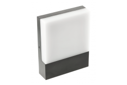 SARO LED luminaire 9W, 900lm, IP54, AC220-240V, 50/60Hz,4000K, black