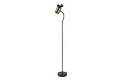 Floor lamp MOUSE , 0086, max.250V, 50/60Hz, 1*E27, max.25 W, IP20, dia.8 cm, black/gold