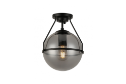 Ceiling luminaire DROP , 7165, AC220-240V, 50/60Hz, 1*E27, max.25W, dia.21 cm, black