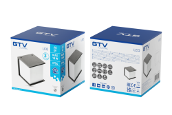 Façade luminaire LEO, E27, MAX. 18W, IP54, AC220-240V, 50/60Hz, black