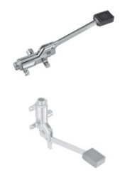 PB Pedal Line Foot Pedal Chrome for Floor or Wall Mounting 1208969729