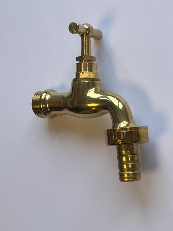 PB Garden Sandblasted Yellow Tap with Garden Hose Connection 1208969794