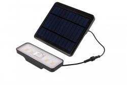 Solar luminaire with motion and dusk sensor DAVOS, LED, 1000lm, 4000K, 2000mAh, IP54, black