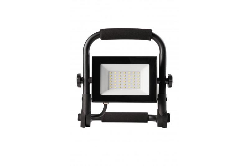 NELI Portable Floodlight, LED, 30W, 2700lm, 6400K, AC220-240V, IP65, 1.5m cable