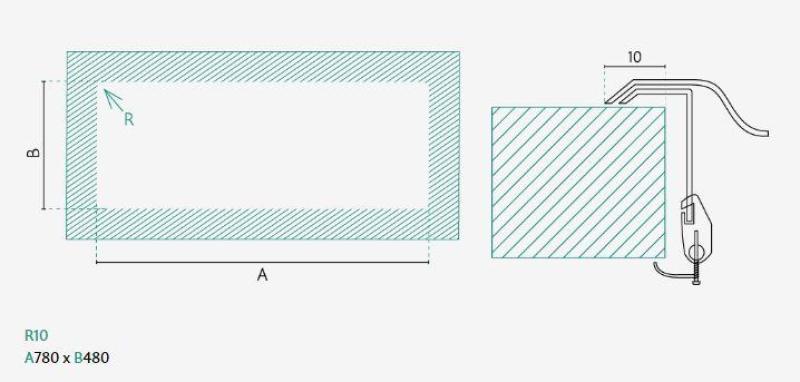 Banka Centurio 20 Stainless Steel Double Sink Top Mount 80x50cm 1208970026