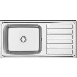 Banka Centurio 100-50 Stainless Steel Sink, surface-mounted, 100x50cm with drainer 1208970030