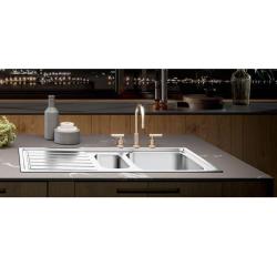 Banka Centurio 100-50 Stainless Steel Sink, surface-mounted, 100x50cm with drainer 1208970030