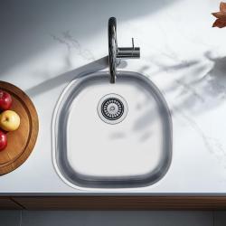 Banka Denver Stainless Steel Sink 41 x 41 cm Under-counter 1208970049