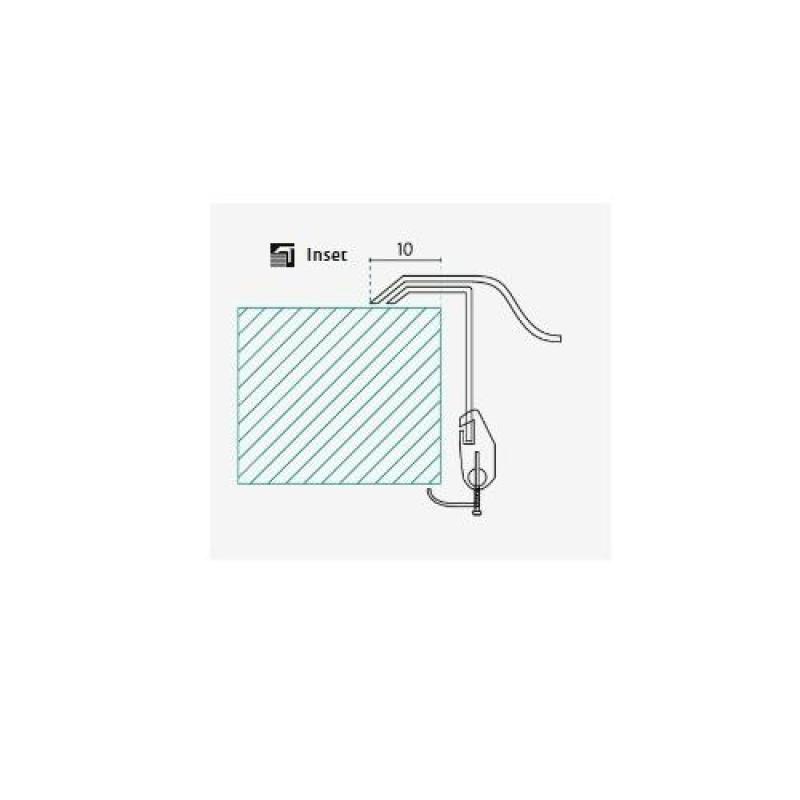 Banka Diplomat stainless steel double sink, surface mounted, 80x44 cm 1208970059