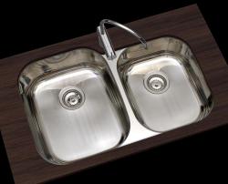 Banka Princess Stainless Steel Double Sink Under-counter 750x475 mm 1208970067