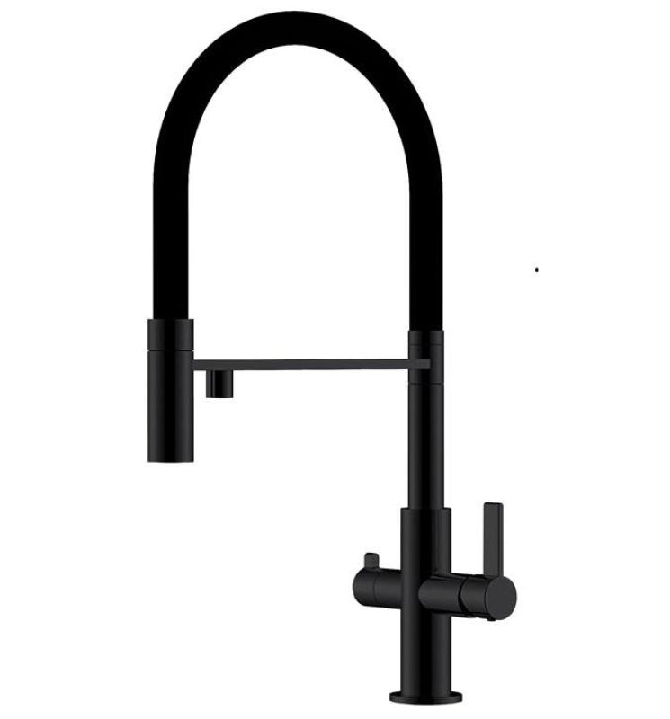 Ausmann Claridge 3-Way Kitchen Mixer Tap with Flexible Spout and Filtered Water – Anthracite – 1208970500