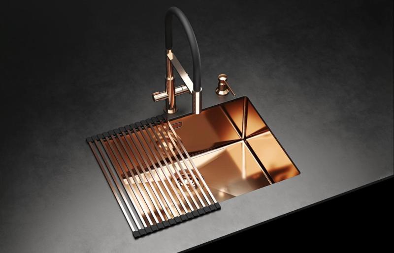 Ausmann Claridge 3-Way Kitchen Mixer Tap with Flexible Spout and Filtered Water – Stainless Steel - 1208970505