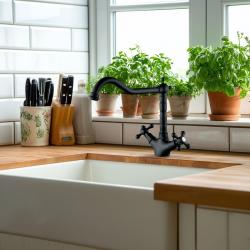 Ausmann Ceramic Mira Ceramic White Sink - Undermount and Semi-Recessed 590 x 458 mm with Stainless Steel Plug 1208970733