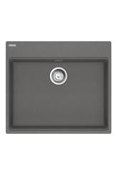 Franke Maris MRG 610-60 Care Fragranite Stone Grey Shallow Disabled Sink 635 x 559 mm Surface Mount with Tap Hole Bench 114.0729.486